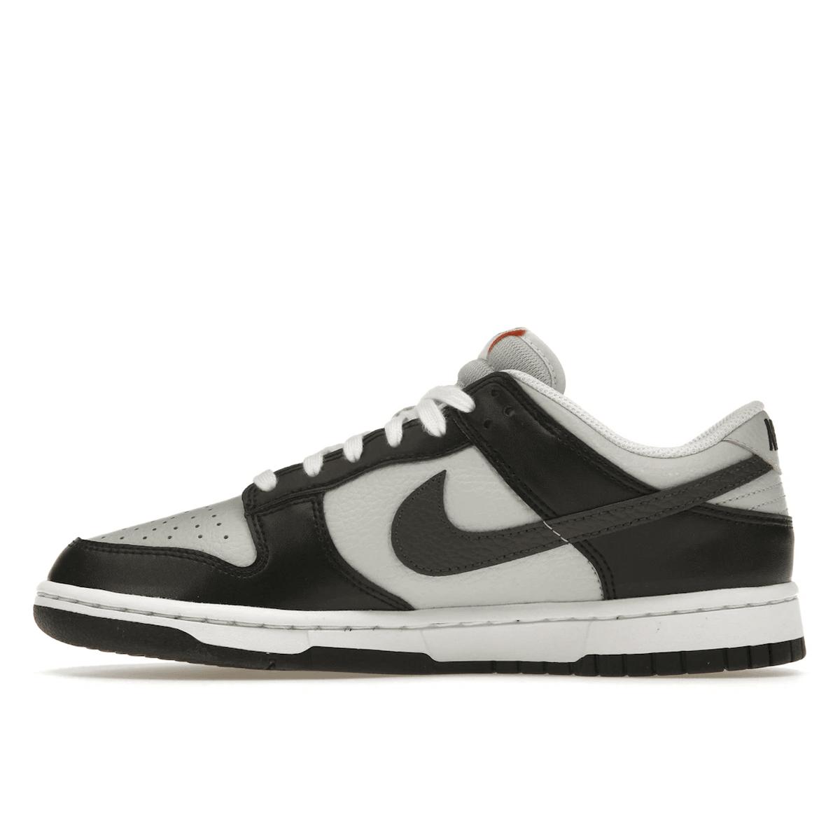 Nike Dunk Low Black Total Orange Mini Swoosh - Sneakerzone
