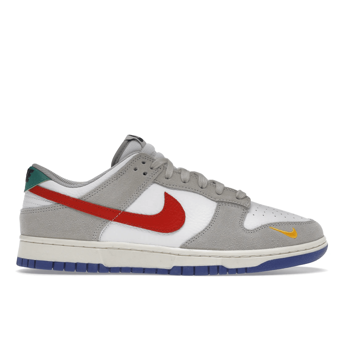 Nike Dunk Low Light Iron Ore Red Blue - Sneakerzone