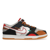 Nike Dunk Low Scrap Black Grey University Red - Sneakerzone
