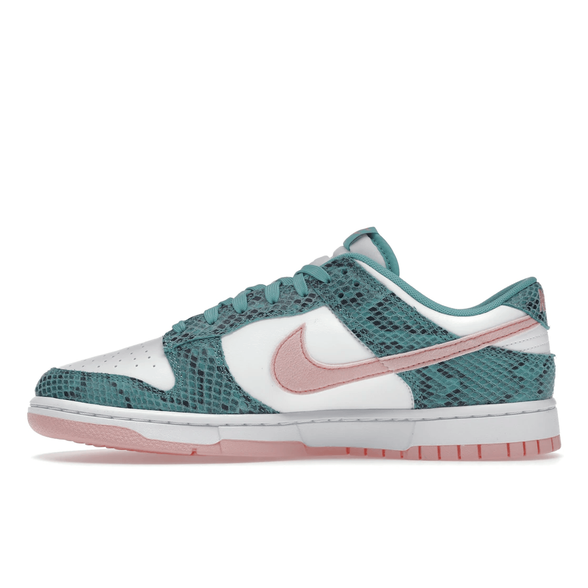 Nike Dunk Low Snakeskin Washed Teal Bleached Coral - Sneakerzone