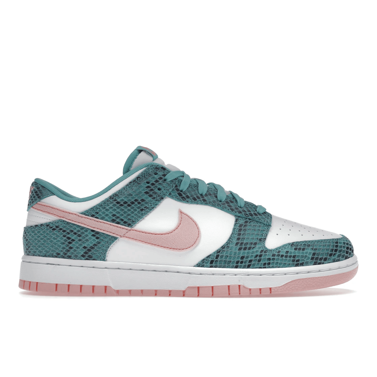 Nike Dunk Low Snakeskin Washed Teal Bleached Coral - Sneakerzone