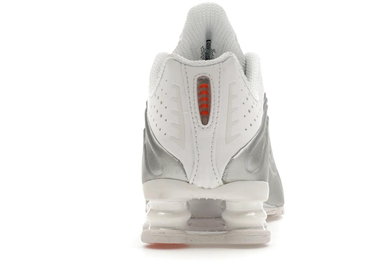Nike Shox R4 White Metallic Silver - Sneakerzone