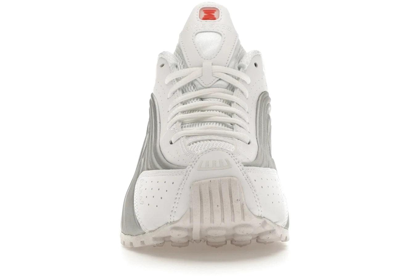 Nike Shox R4 White Metallic Silver - Sneakerzone