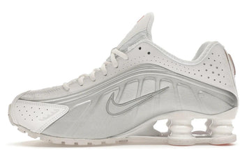 Nike Shox R4 White Metallic Silver - Sneakerzone