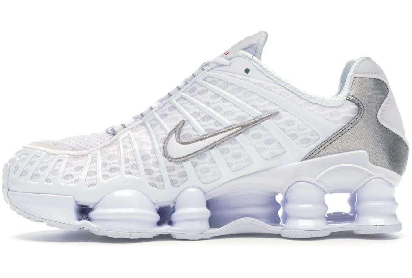Nike Shox TL White Metallic Silver - Sneakerzone