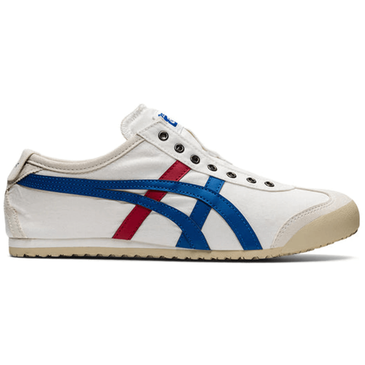 Onitsuka Tiger Mexico 66 Slip-On White Blue Red - Sneakerzone
