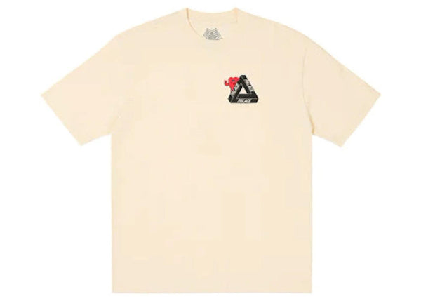 Palace Tri-Hearts T-shirt Soft White - Sneakerzone