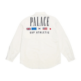 Palace x Gap Drop Shoulder Oxford Shirt White - Sneakerzone