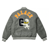 Palace x Gap Varsity Jacket Grey - Sneakerzone
