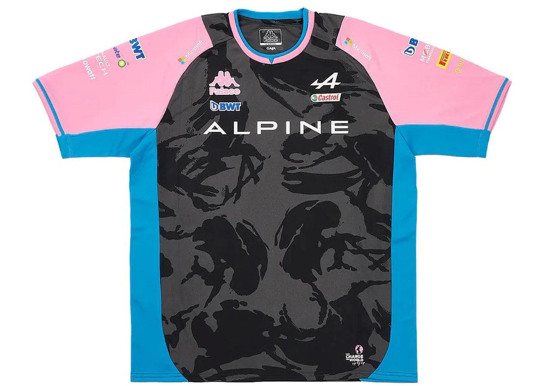 Palace x Kappa For Alpine Driver Jersey Night Desert Camo - Sneakerzone