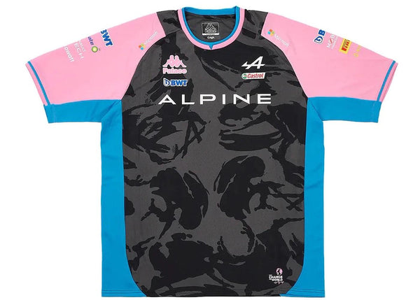 Palace x Kappa For Alpine Driver Jersey Night Desert Camo - Sneakerzone