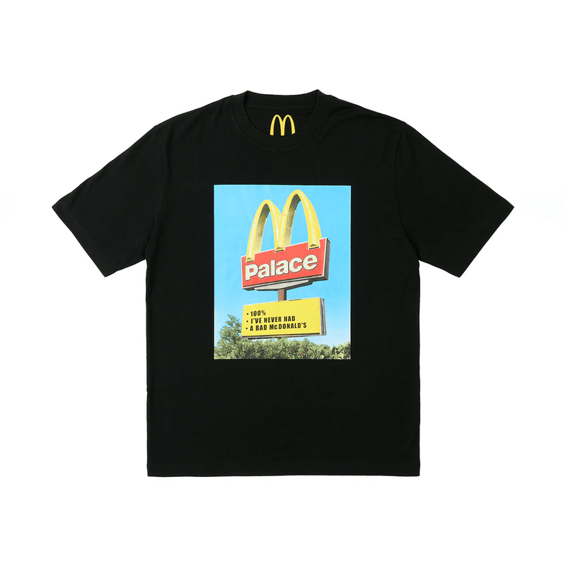 Palace x McDonald's Sign T-shirt Black product image