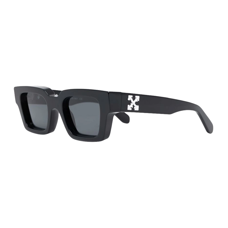 OFF-WHITE Virgil Square Frame Sunglasses Black/Black Tint