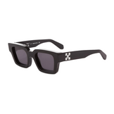 OFF-WHITE Virgil Square Frame Sunglasses Black White Grey