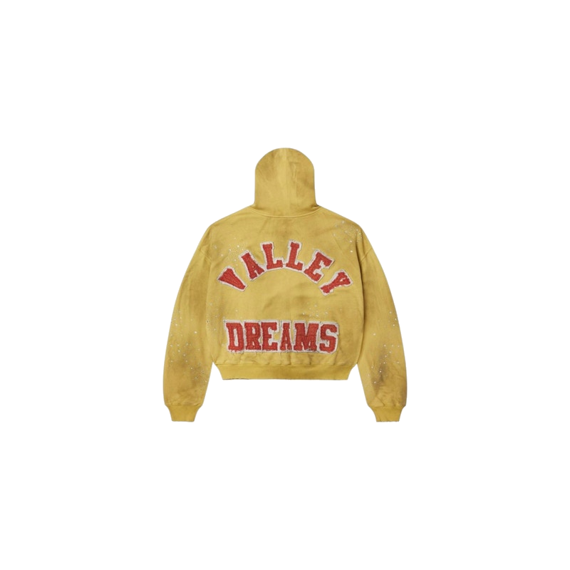 Vale Forever Sun Cluster Zip Hoodie Yellow