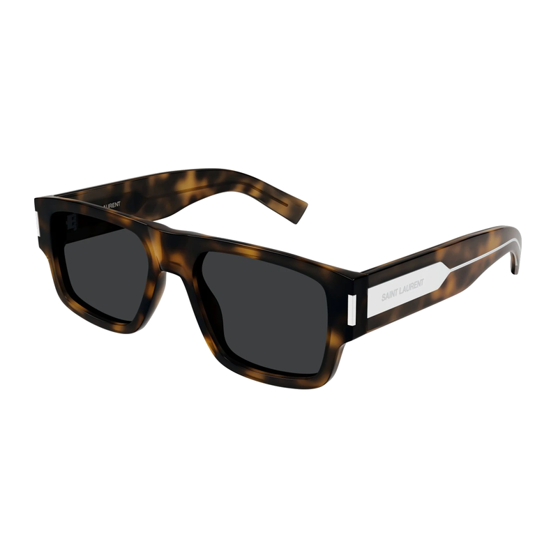 Saint Laurent Square Sunglasses Havana/Black