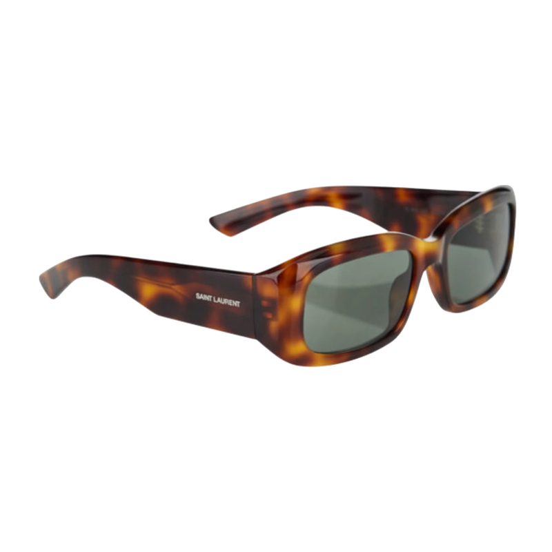 Saint Laurent Square Sunglasses Havana Havana Grey/-Grey