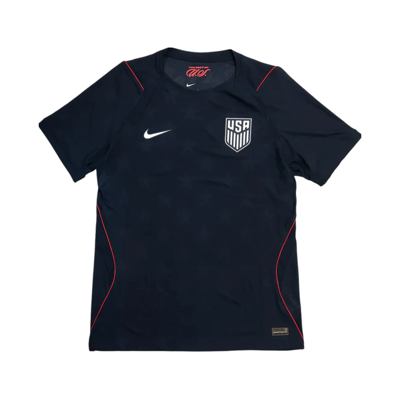 Nike USMNT 2026/27 Aero-Fit Match Away Soccer Authentic Jersey Dark Obsidian/Pure Platinum product image