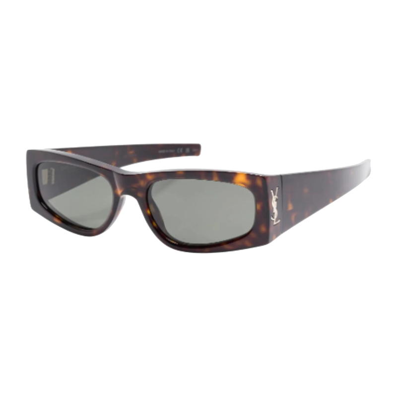 Saint Laurent Square Sunglasses Havana-Grey