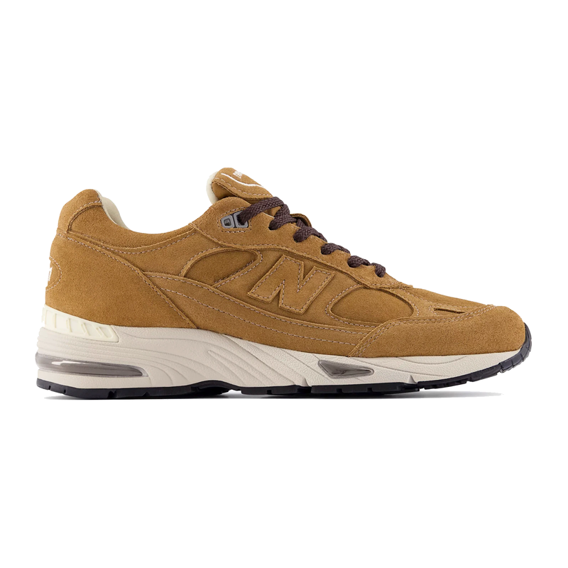 New Balance 991v1 Luxe Suede MiUK Dijon/Castle Wall