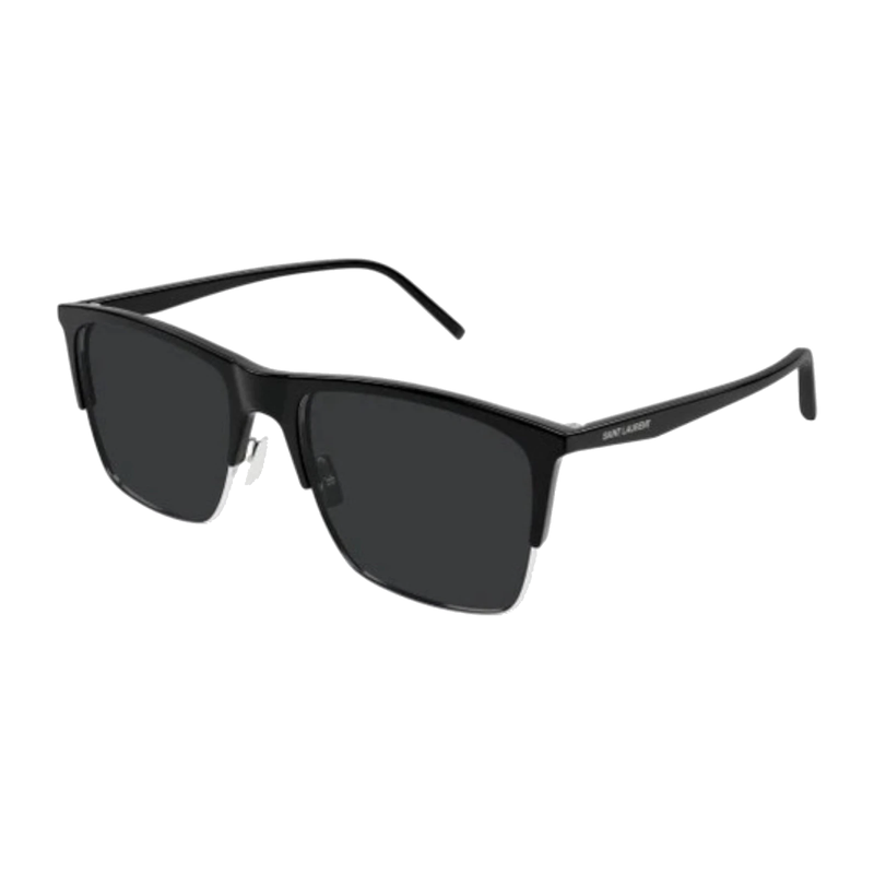 Saint Laurent Square Sunglasses Black Black Black/-Black