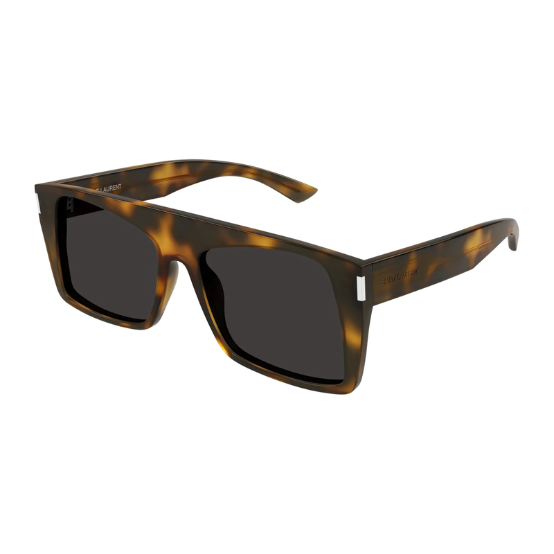 Saint Laurent Square Sunglasses Havana/Black