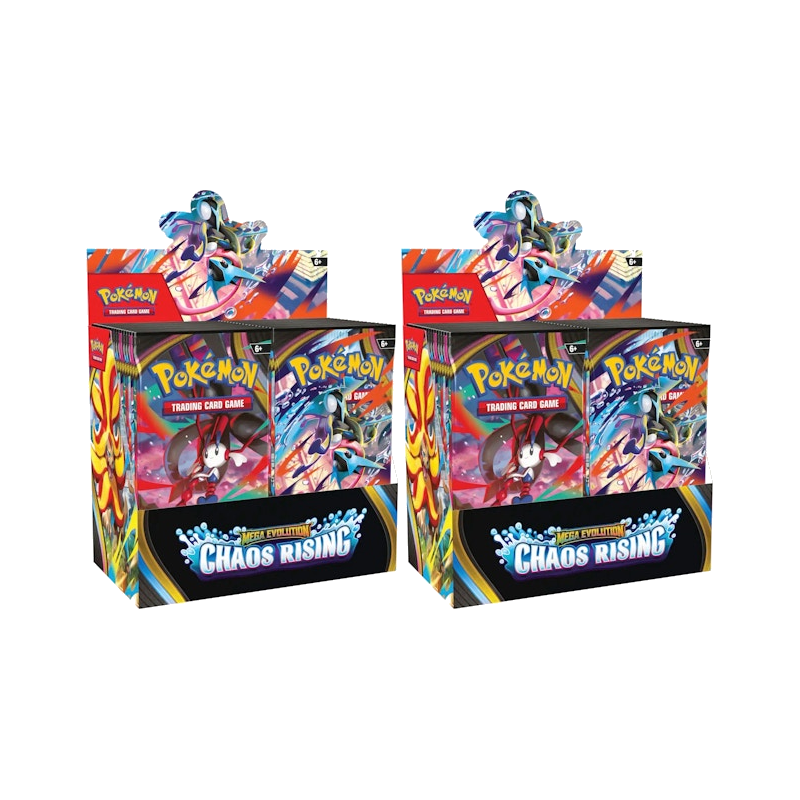 2026 Pokémon Mega Evolution Chaos Rising Booster Box 2x Lot product image