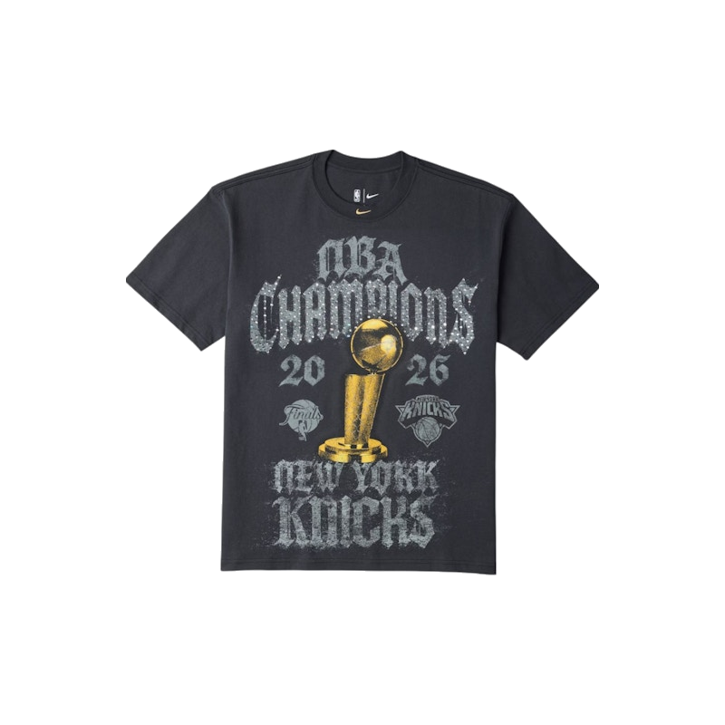 Nike New York Knicks 2026 NBA Finals Champions Authentic On Court T-shirt Grey product image