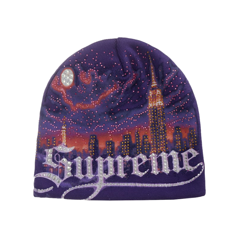 Supreme Cityscape Beanie Purple product image