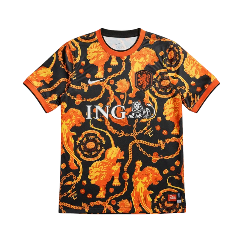 Nike x Patta Netherlands Academy Pro Lion Jersey Black/Orange