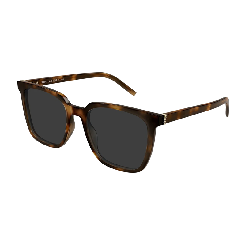 Saint Laurent Square Sunglasses Havana Havana Grey/-Grey