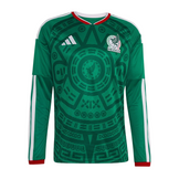 Adidas Mexico 2026 Home Replica Long Sleeve Jersey Bold Green