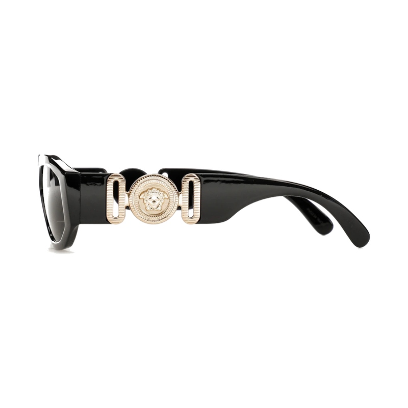 Versace Irregular Biggie Sunglasses Black/Black