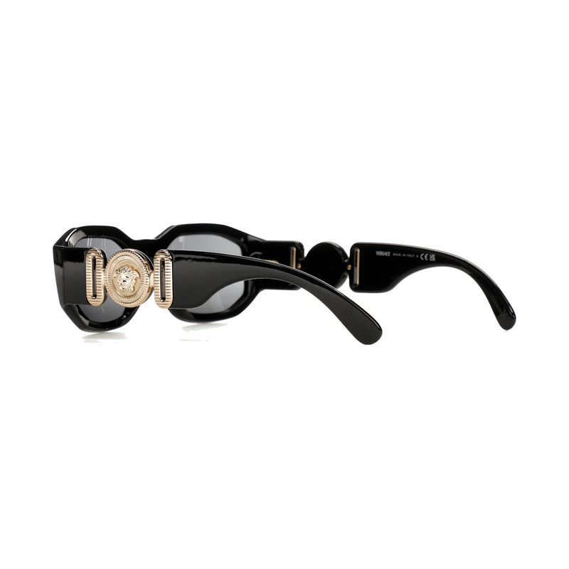 Versace Irregular Biggie Sunglasses Black/Black