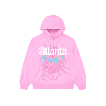 Sp5der Atlanta Hoodie Pink - Sneakerzone