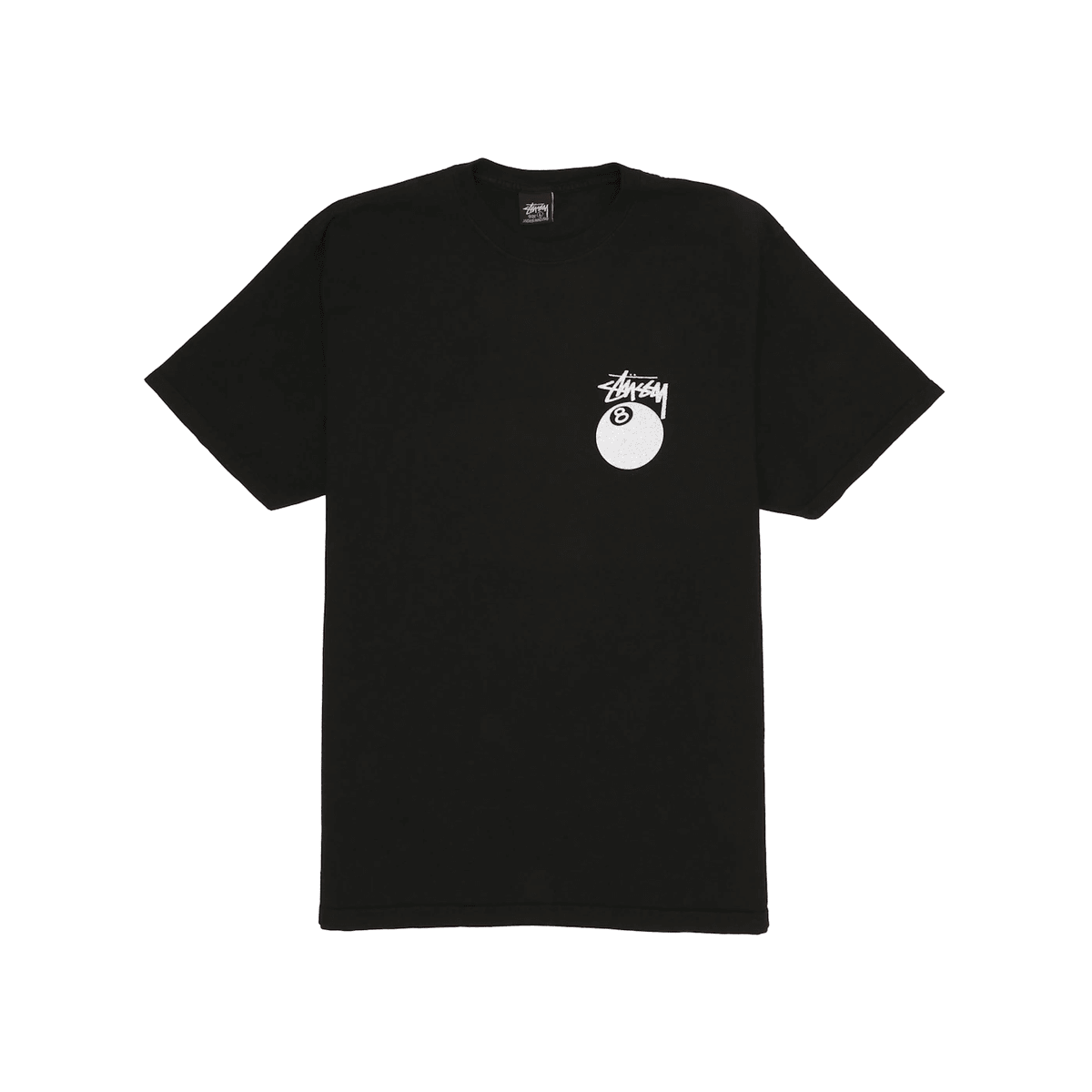 Stussy 8 Ball Pigment Dyed Tee Black - Sneakerzone