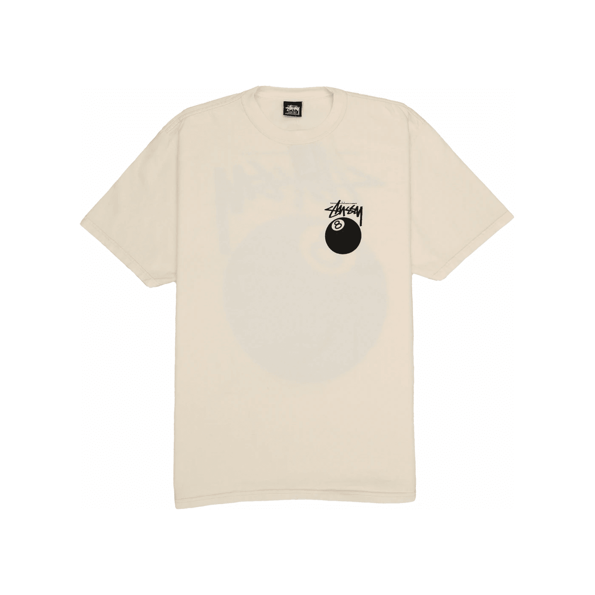Stussy 8 Ball Pigment Dyed Tee Natural - Sneakerzone
