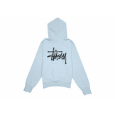 Stussy Basic Pigment Dyed Hoodie Sky Blue - Sneakerzone