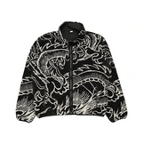Stussy Dragon Sherpa Jacket Black - Sneakerzone