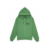 Stussy Flipped Zip Hoodie Green - Sneakerzone