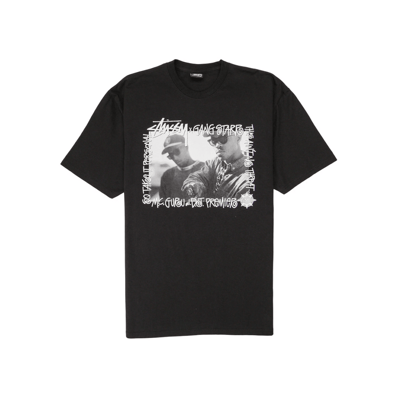 Stüssy Gang Starr Take It Personal Tee Black  product image