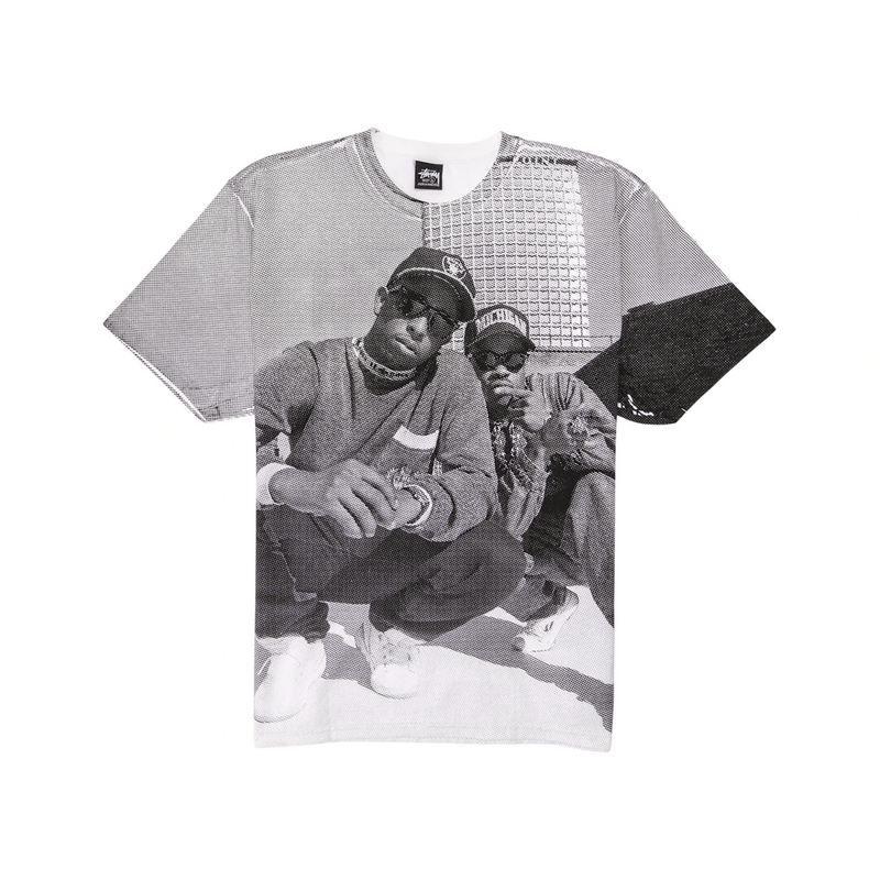 Stussy Gang Starr Tee Multicolor/White  product image