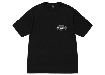 Stüssy Oval Corp. T-shirt Pigment Dyed Black - Sneakerzone