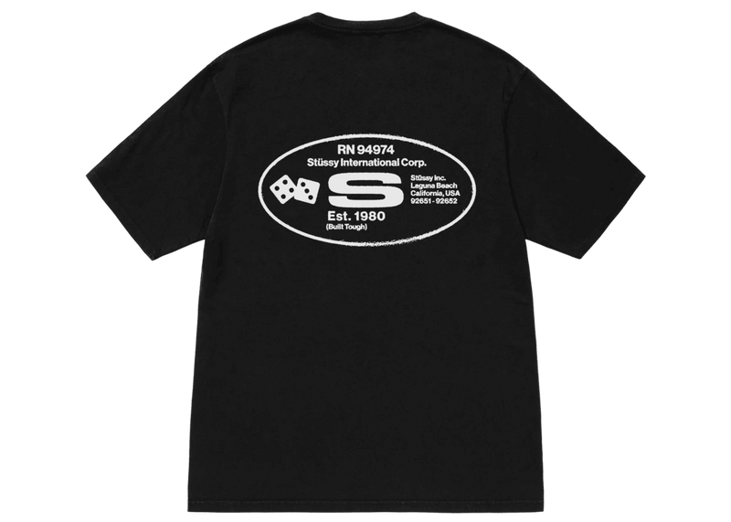 Stussy Oval Corp. T-shirt Pigment Dyed Black  product image