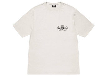 Stüssy Oval Corp. T-shirt Pigment Dyed Natural - Sneakerzone