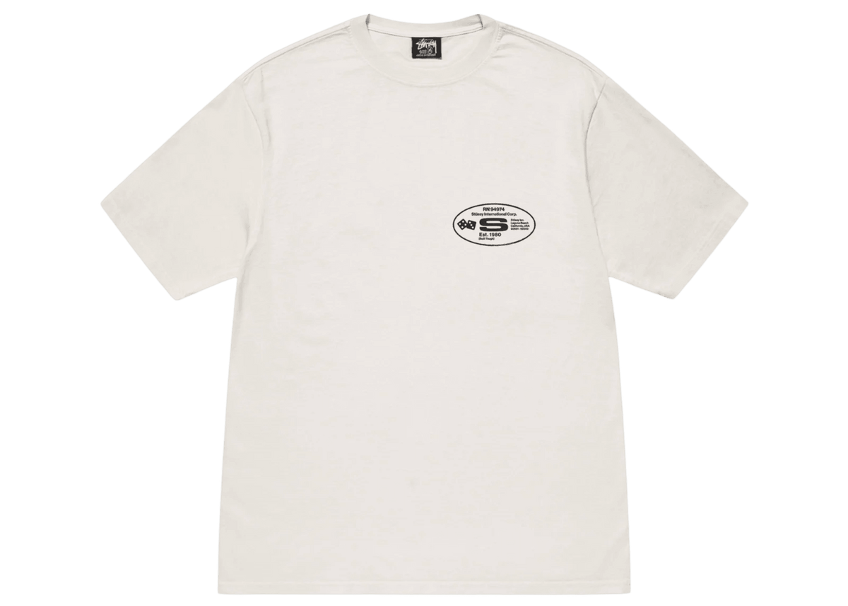 Stussy Oval Corp. T-shirt Pigment Dyed Natural  secondary image