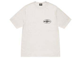 Stussy Oval Corp. T-shirt Pigment Dyed Natural - Sneakerzone