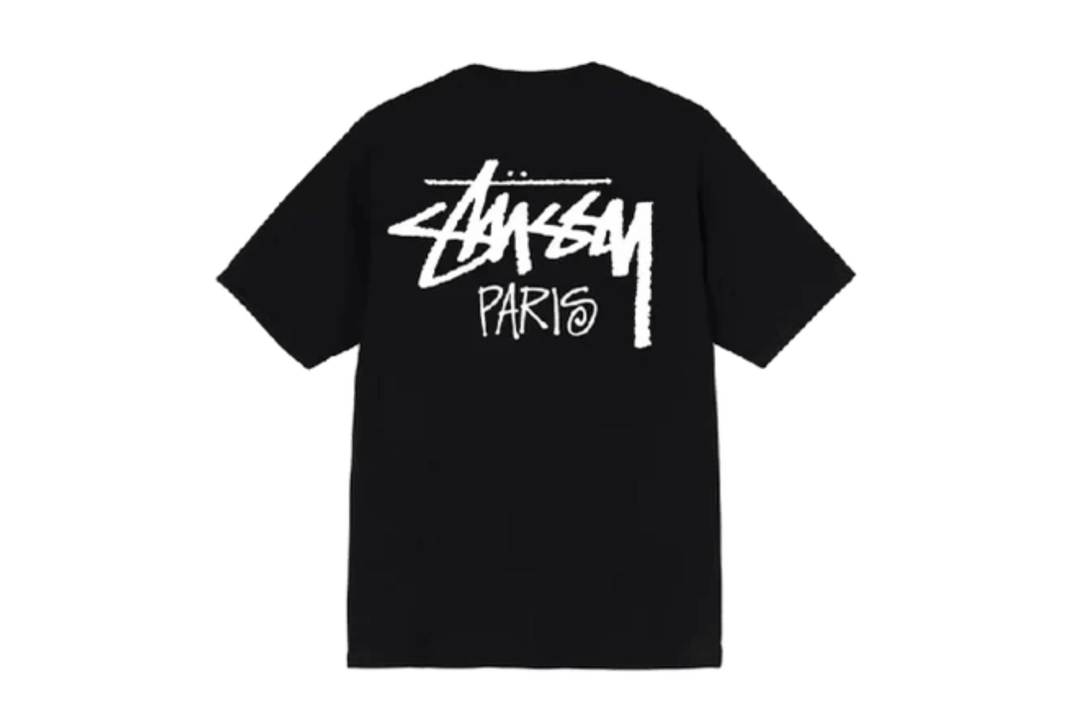Stussy Paris Tee Black - Sneakerzone