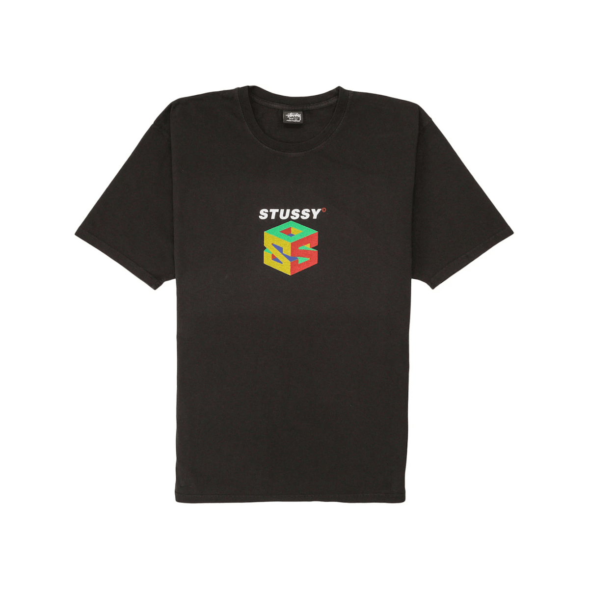 Stussy S64 Pigment Dyed Tee Black - Sneakerzone