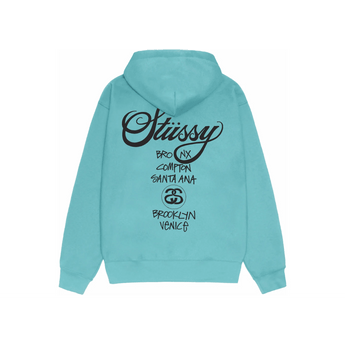 Stussy World Tour Hoodie Ocean - Sneakerzone